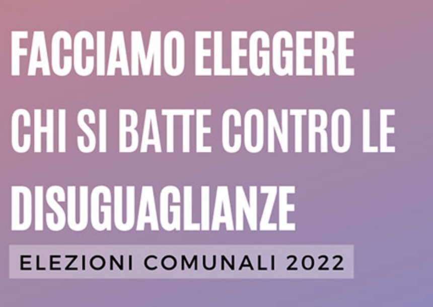 Sono 13 i candidati e candidate che sosteniamo per le prossime elezioni comunali