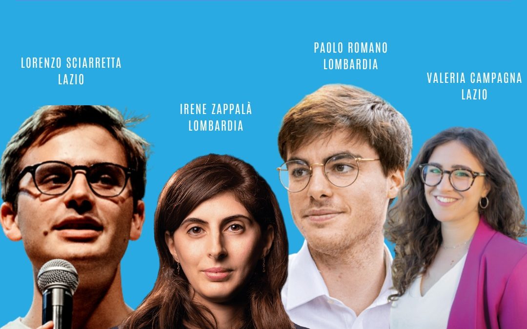 Nel Lazio e Lombardia Ti Candido sostiene quattro giovani candidate/i